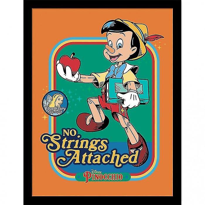 Disney Storybook Time Pinocchio Framed Poster