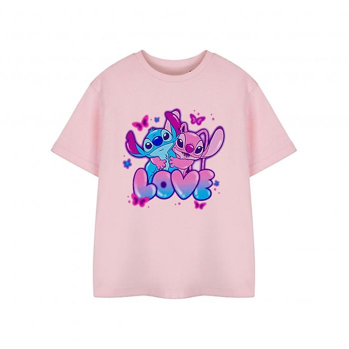 Lilo & Stitch Girls Love Short-Sleeved T-Shirt