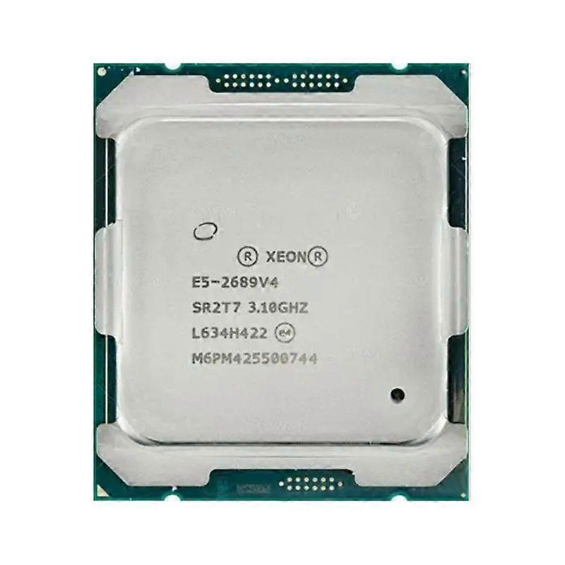 Xeon E5-2689V4 CPU - Socket LGA 2011-3 10 Cores 20 Threads 3.1GHz 25MB L3 Cache 135W.