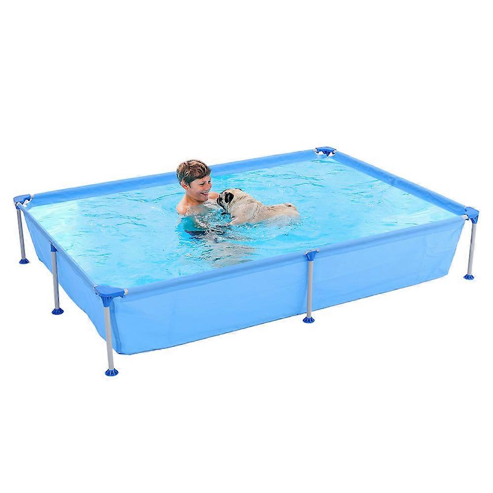 Swimming Pool Small Family Rectangle Frame Pool , 228x159x42cm