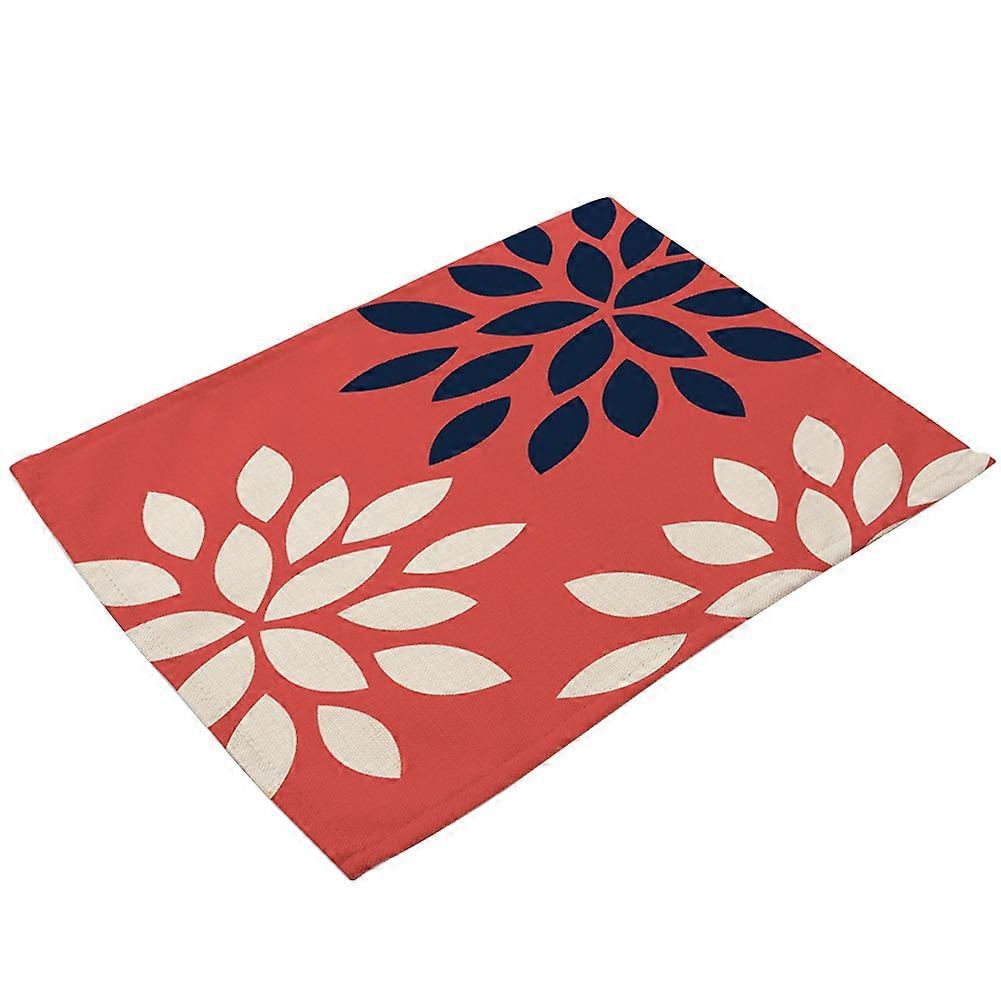 Unique Designed Delicate Environmental Geometric Pattern Cotton Linen Placemat(MG0027-5)