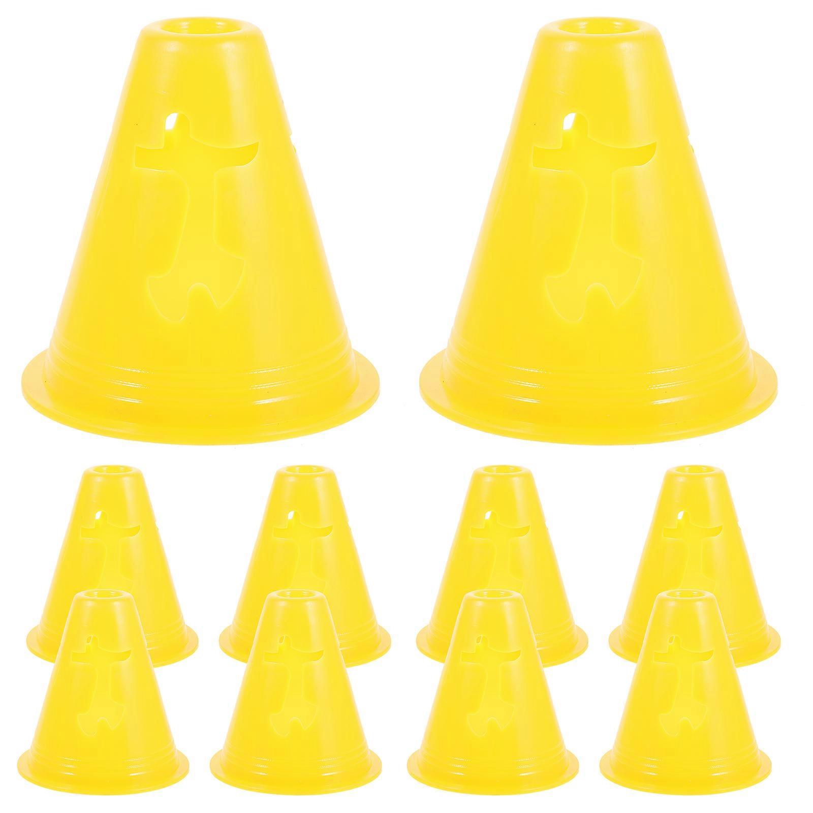 20Pcs Soccer Cones Agility Training Cones for Football Windproof Skating Marker Cones Training Cones
