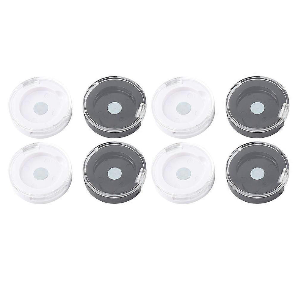 8pcs Single Color Eyeshadow Case Empty Box Eyeshadow Sub Packaging Container