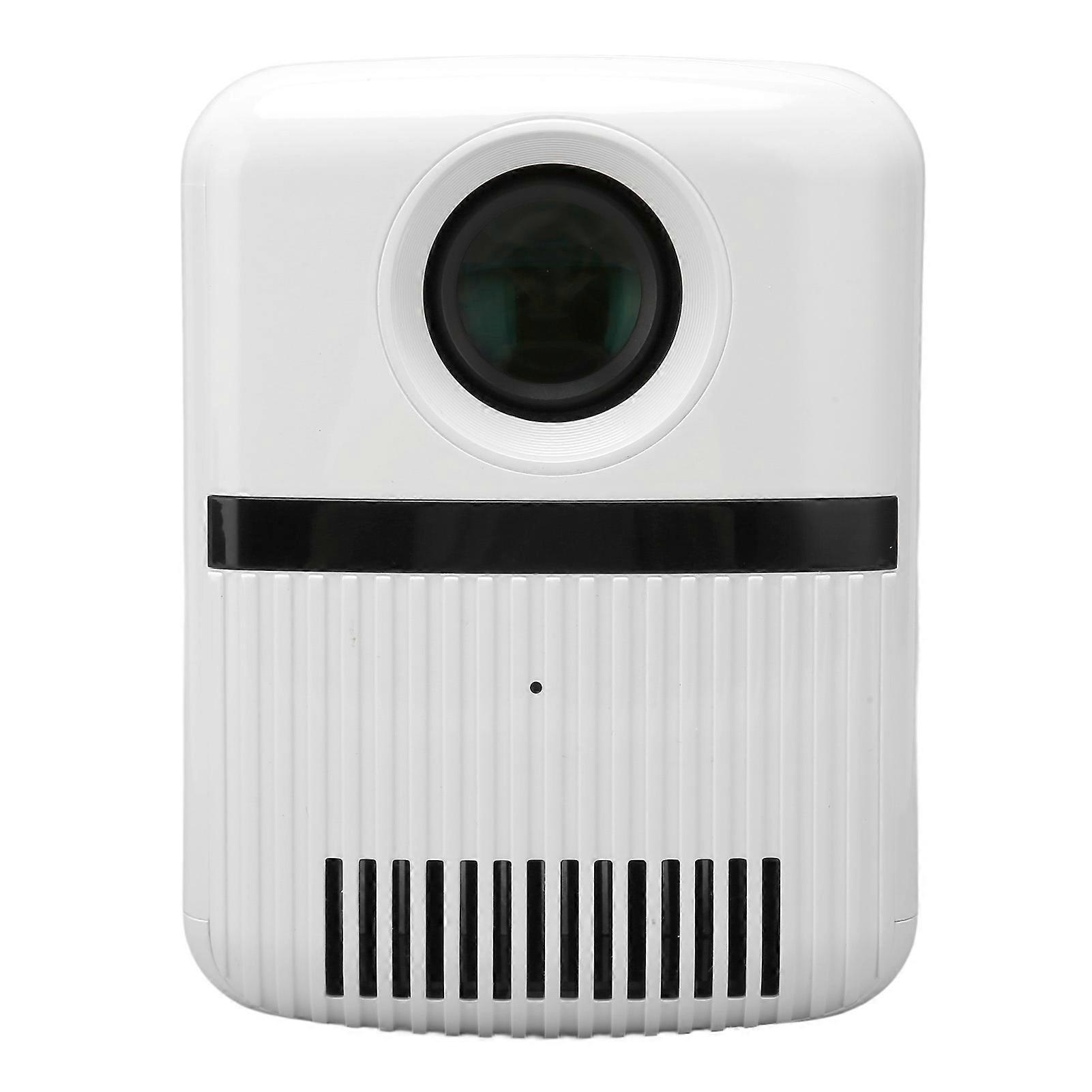 5G WiFi Bluetooth Projector 1080P 600ANSI 13000 Lm 360 Degrees Surround Sound Home Projector for Android 100‑240V US Plug
