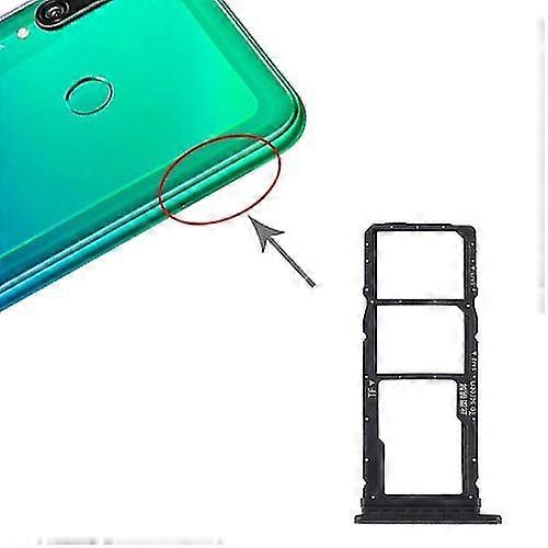 Sim Card Tray + Sim Card Tray + Micro Sd Card Tray For Huawei Y7a