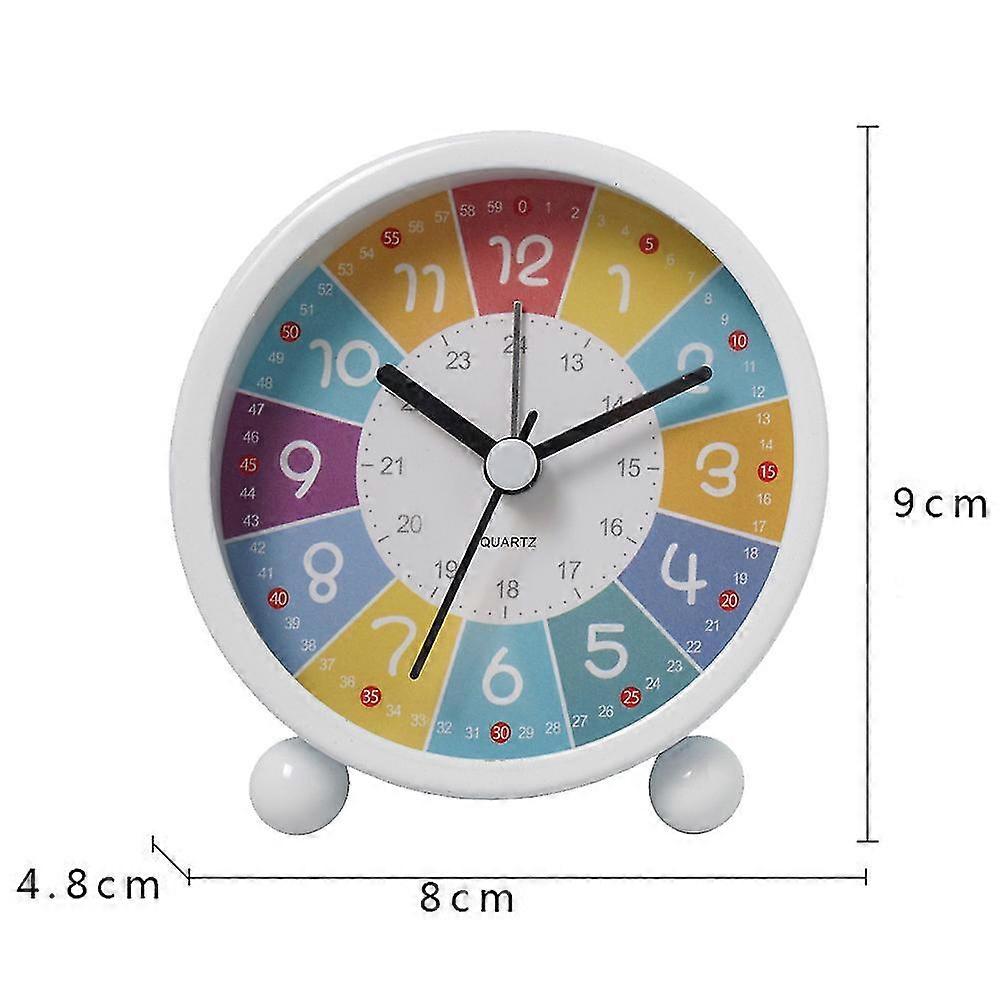 DreamSky Reloj de enseñanza para que los niños aprendan a decir la hora – Reloj analógico silencioso para decoración de habitación de los niños, dormitorio, aula, sala de juegos, reloj de DreamSky Reloj de enseñanza para que los niños aprendan a decir la hora – Reloj analógico silencioso para decoración de habitación de los niños, dormitorio, aula, sala de juegos, reloj de
