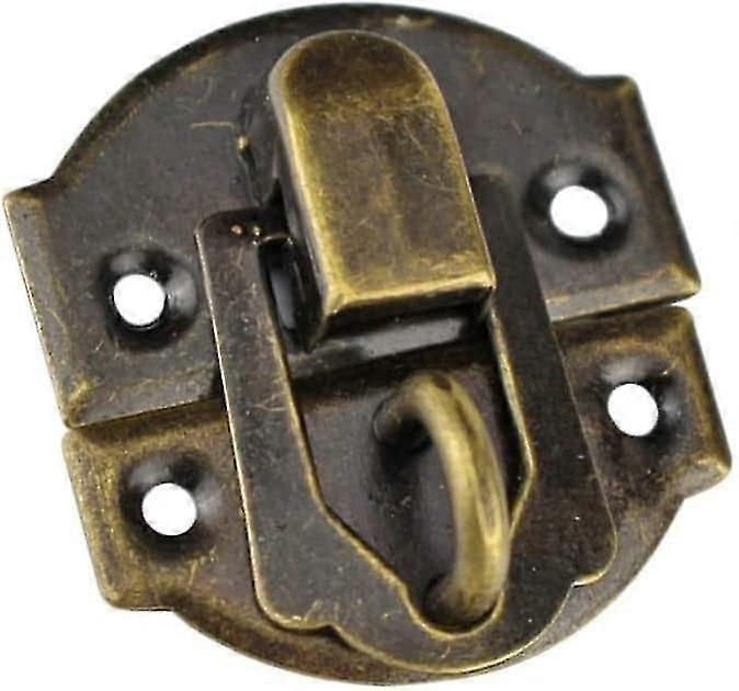 アンティークジュエリーボックスロック 南京錠 ヴィンテージ南京錠 留め金 ラッチ 引き出しスーツケース用 10個