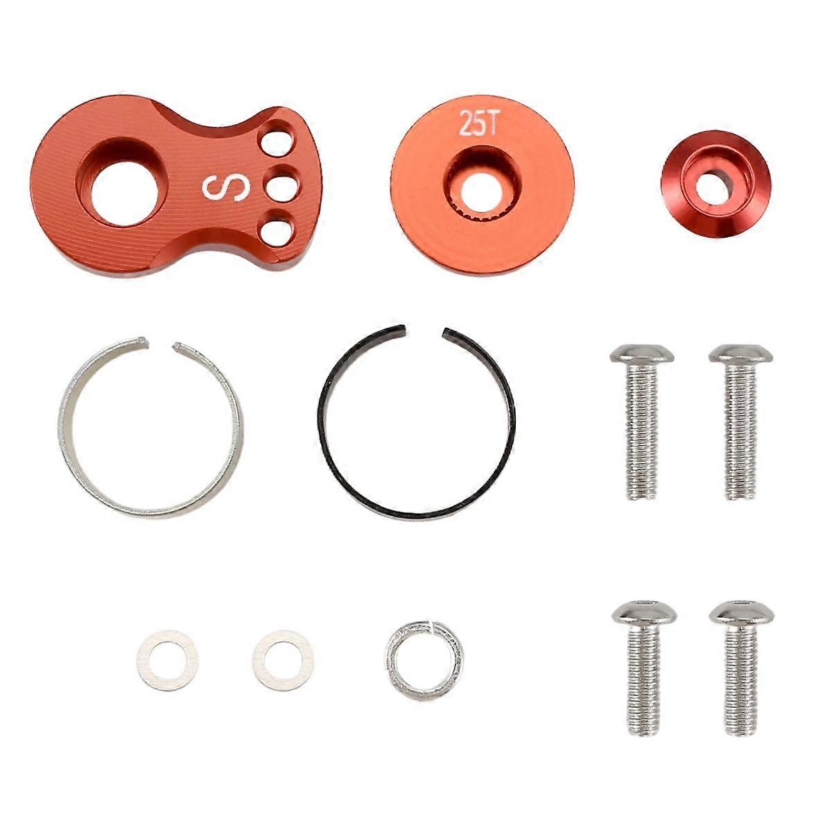 Metalowe, regulowane ramię serwa 25T do -4 osiowych modeli łodzi i helikopterów SCX10 1/10 RC, części do modernizacji, S, D