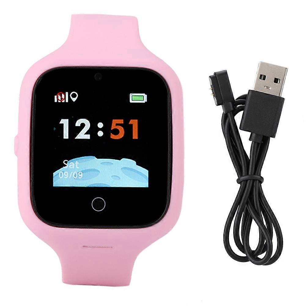 Relógio infantil à prova d'água HD IPS True Color Screen SOS Emergency Call IP67 de 1,3 polegadas (rosa)