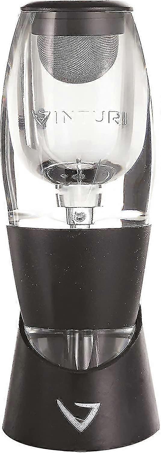 Red Wine Aerator Includes Base Enhanced Flavors With Smoother Finish, Black-Yvan