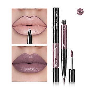 Liquid Lipstick And Lip Liner Pens Set Velvety Matte Liquid Lipsticks Lip Liner 10ml