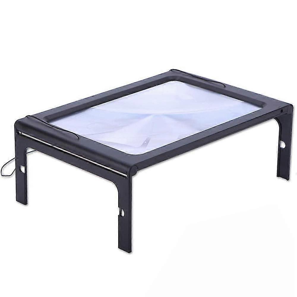 Hands-free Magnifying Glass With Led Foldable 3x Magnifier For Reading, Sewing, Knitting, Ideal For Seniors