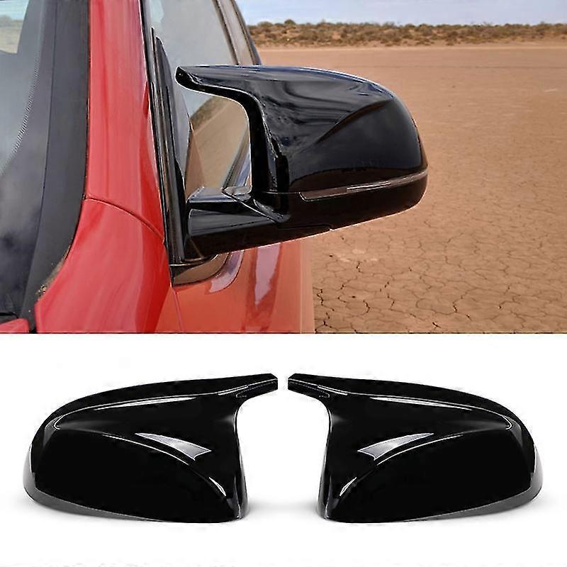 Gloss Black M Style Side Mirror Cover Caps For BMW X3 X4 X5 X6 X7 (G01 G02 G05 G06 G07) 2018-2023