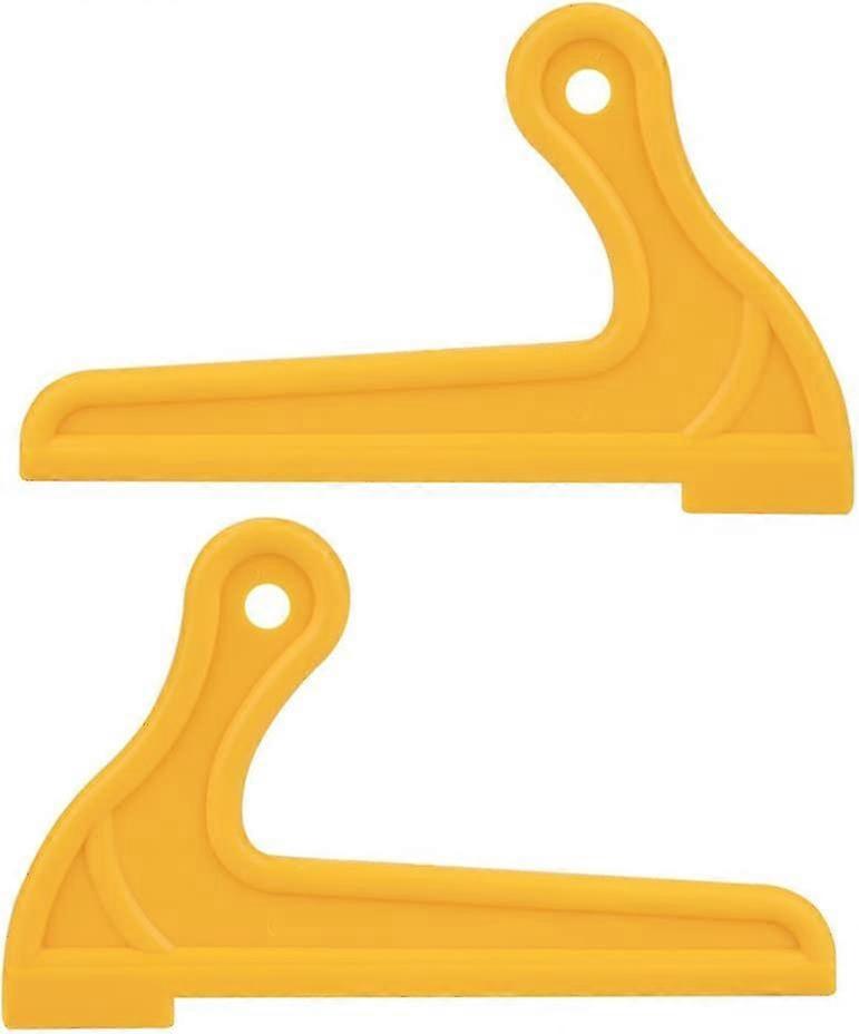 Comfortable And Stable Grip Solid Solid Abs Body Durable Push Bar, Yellow Safety Push Bar, V-shaped Jointer Table Saw For Milling Machine (yellow) (2p