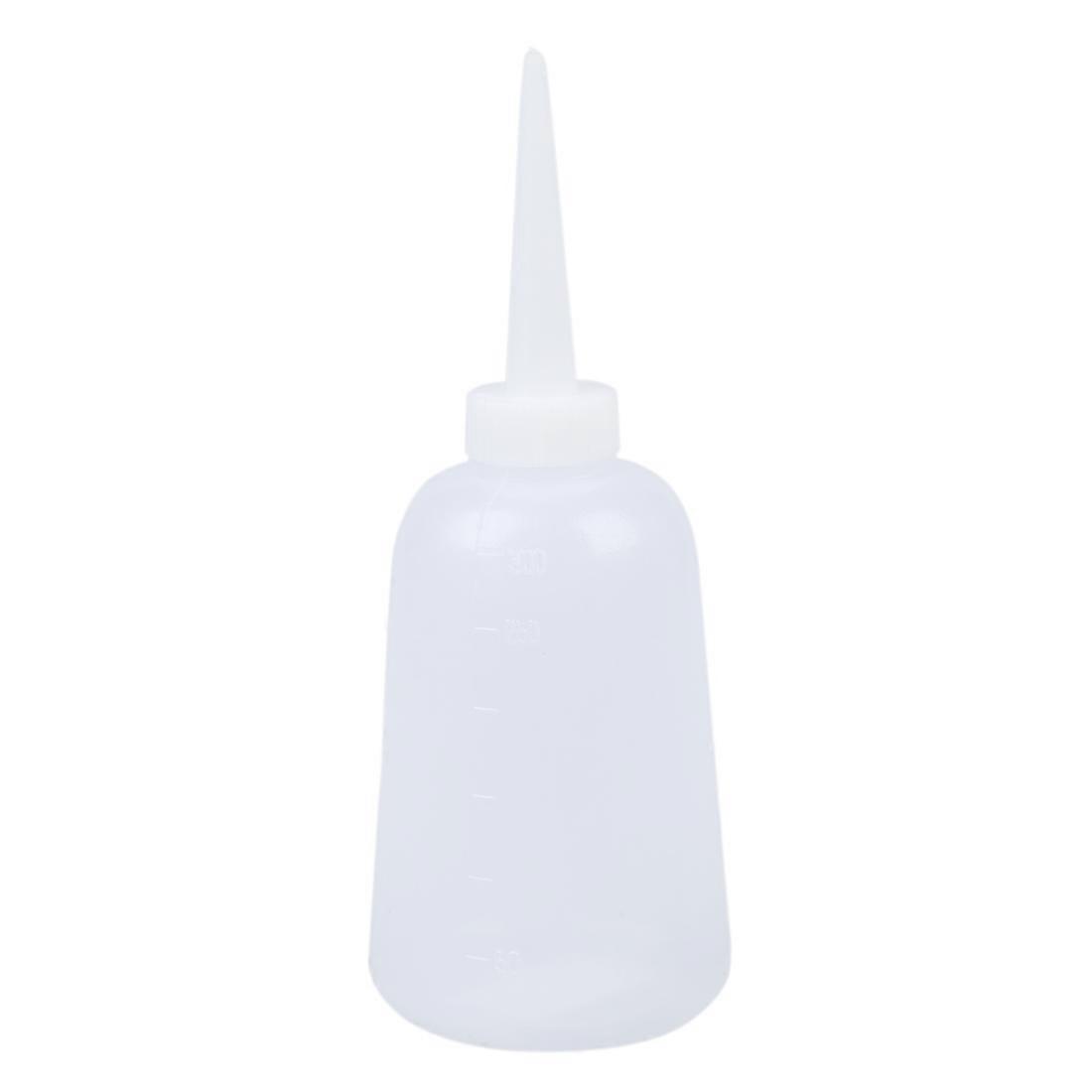 Clear White Plastic Sauce Oil Liquid Dispensing Squeeze 300ml