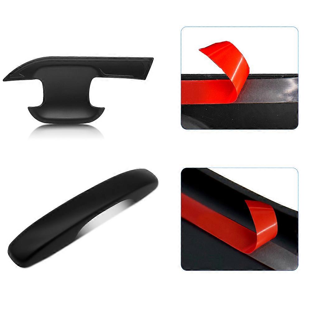 Autocollant Pilier B Pour Ford Ranger T9 2023-2024 - Protection Peinture - Design Nid D'abeille - Noir - Lot De 2 - 5