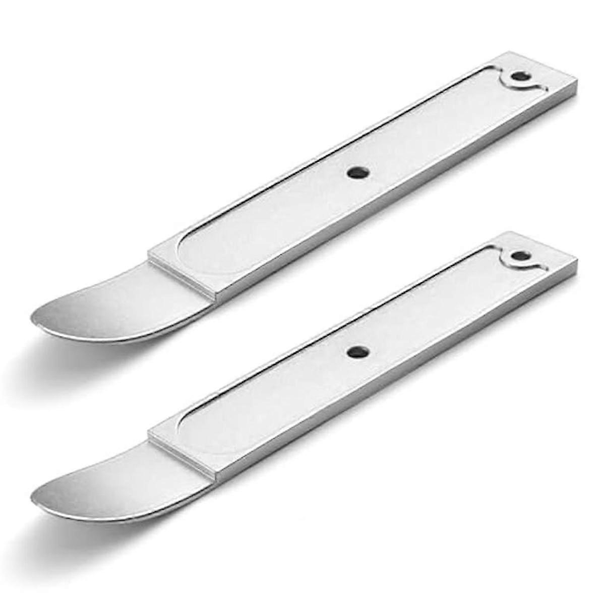 Metal Pry Bar Tool, Mini Pry Tools Automotive Door Panel and Trim Removal Tool for Floor and Cars, 2 Packs