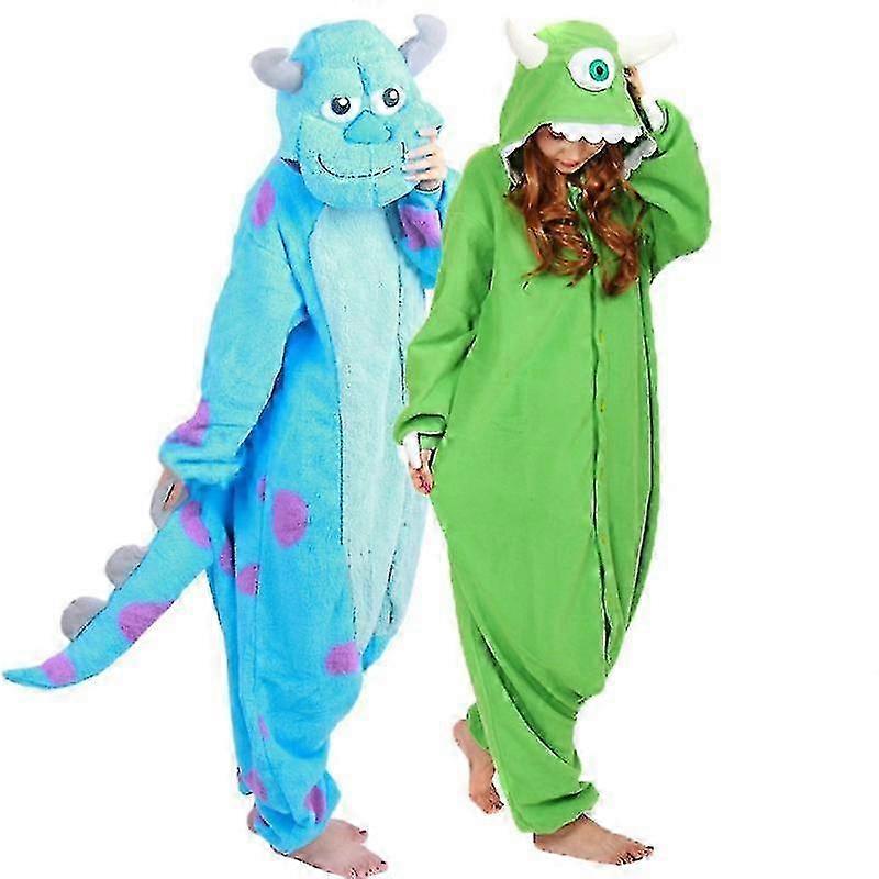 Zhouxixi Ενηλίκων Απόκριες Onesie Κινούμενα σχέδια Τέρατα Πιτζάμες Για Γυναίκες Άνδρες Ζώο Kigurumi Πιτζάμες Homewear Cosplay Κόμμα Κοστούμι