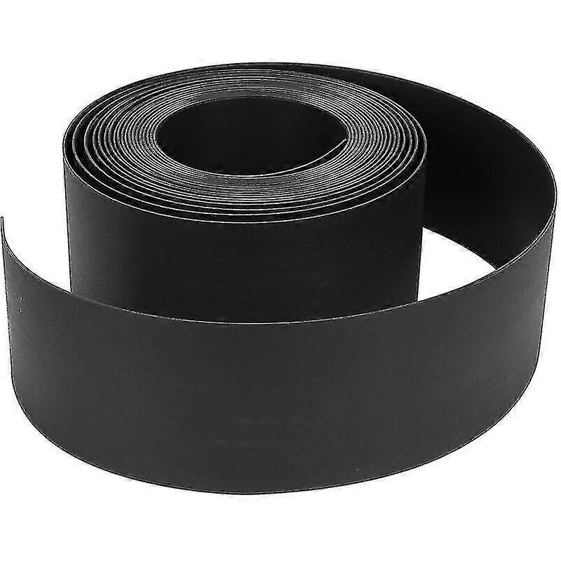 Landscape Edging Coil,hard Plastic Bed Edging Mowing Edging Gardening 10m12.5cm2mm Black