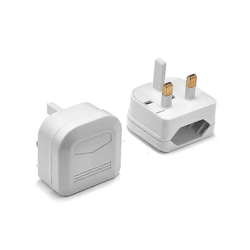 1pcs EU To UK Plug Travel Adapter With 3A/5A/13A Fuse UK British Electrical Plug Converter Socket Adapter AC Power Cord Outlet
