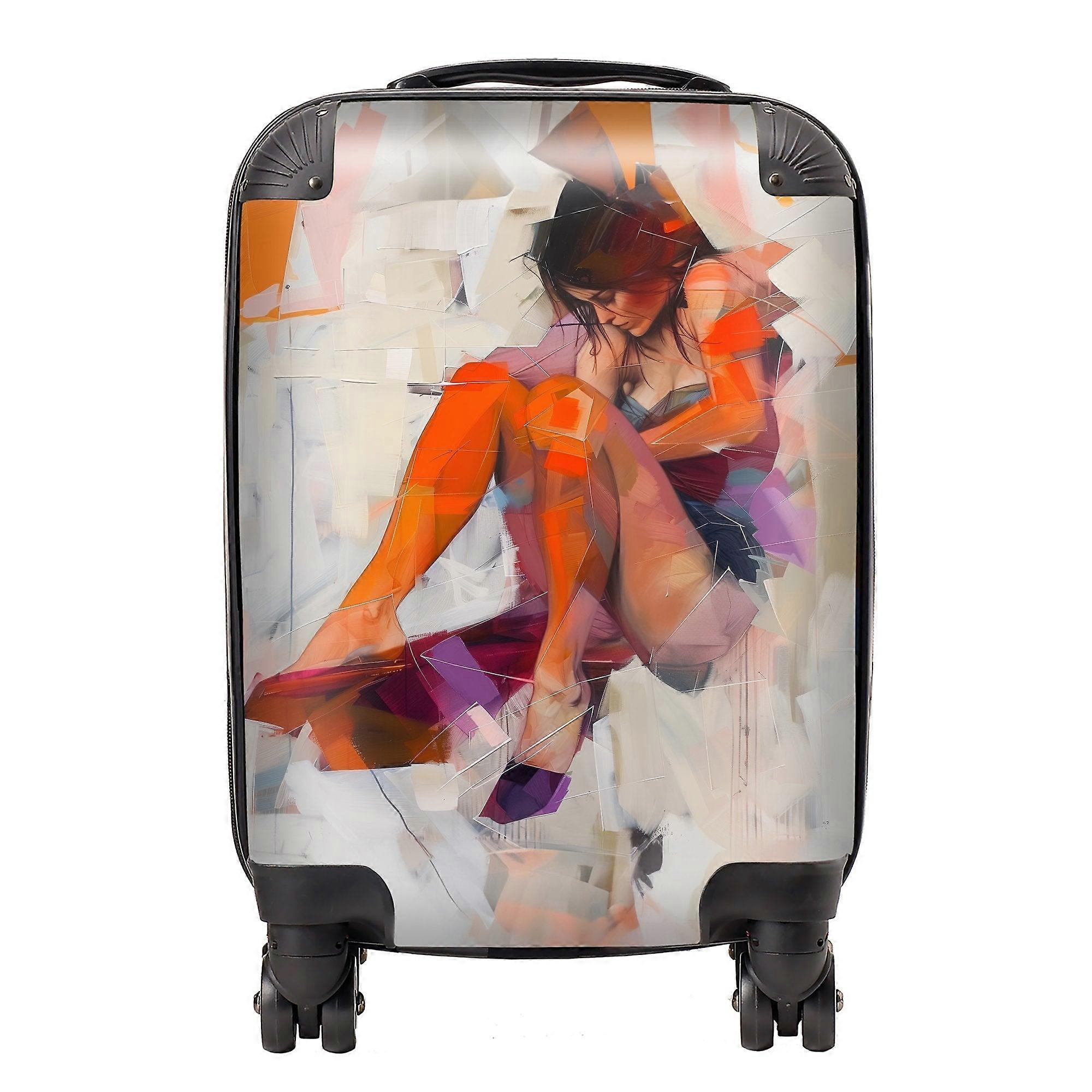 Poised In Reflection Suitcase