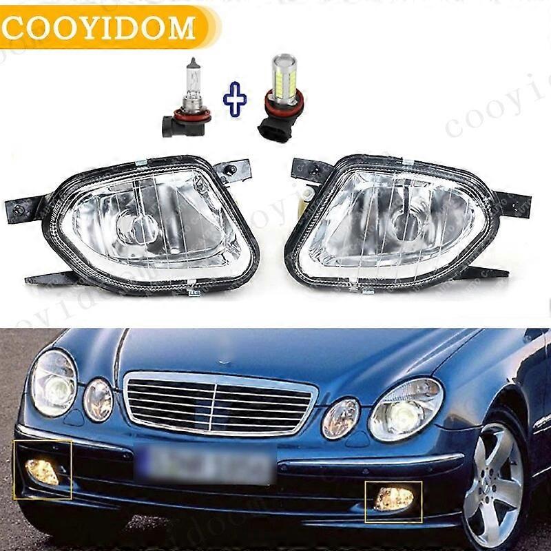 Fog Lights For Mercedes-Benz W211 2003-2006 E200 E220 E240 E280 E300 E320 E350 E420 E500 Headlights A2118201156 LED halogen bulb