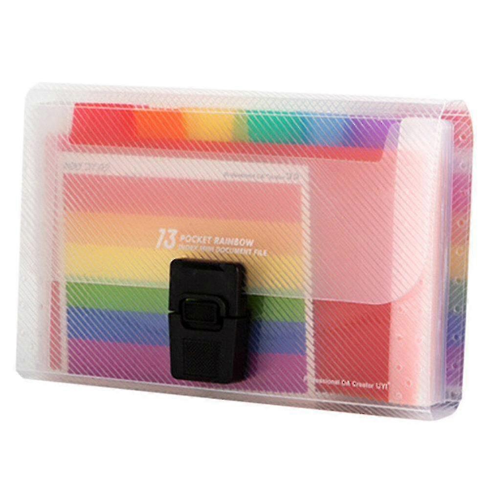 a6 Accordion Portable Storage School File Folder 13 Pockets Office Expandable Document Pp Receipt