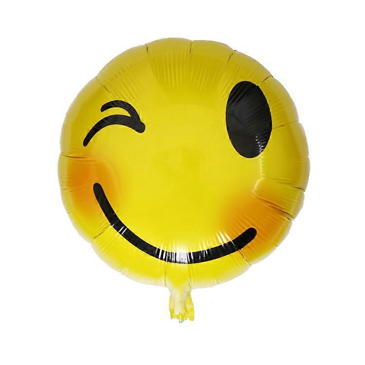 yuvarlak emoji balonu