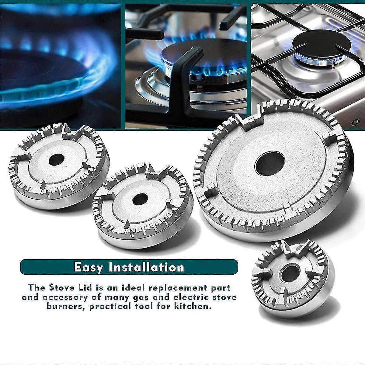 Stove Oven Cooker Gas Hob Burner Flame Cap Burner Covers Gas Burner Caps Gas Cooker With Base Burner Cap Set Gas Burner Parts I2478203648
