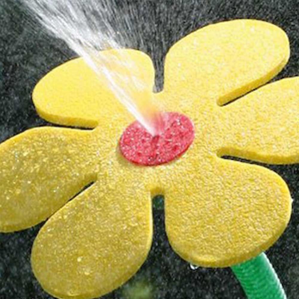 Dancing Daisy Yellow Garden Water Feature Sprinkler Summer Fun