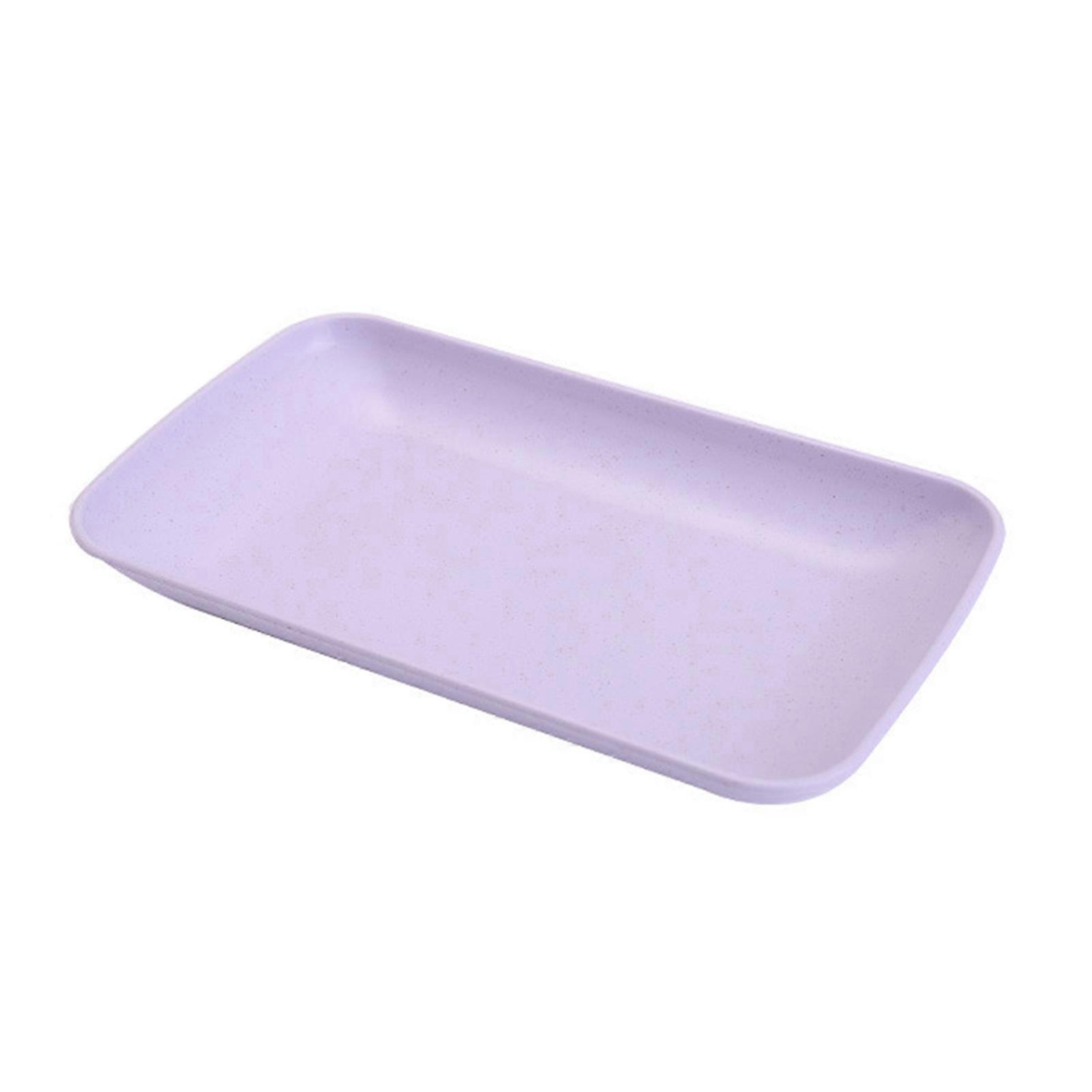 Serving Plate Food Grade Stackable Plastic Nordic Style Table Snack Serving Plate Dessert Tray Home Supplies