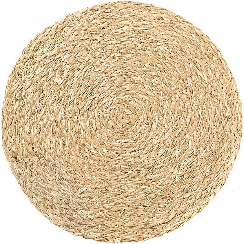 Tapis de table tissé à la main Tapis de table en paille isolé longue durée Fournitures ménagères KAESI