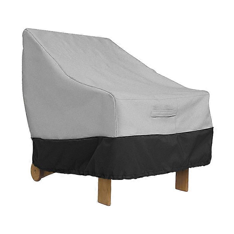 Protective cover for chair, black and gray