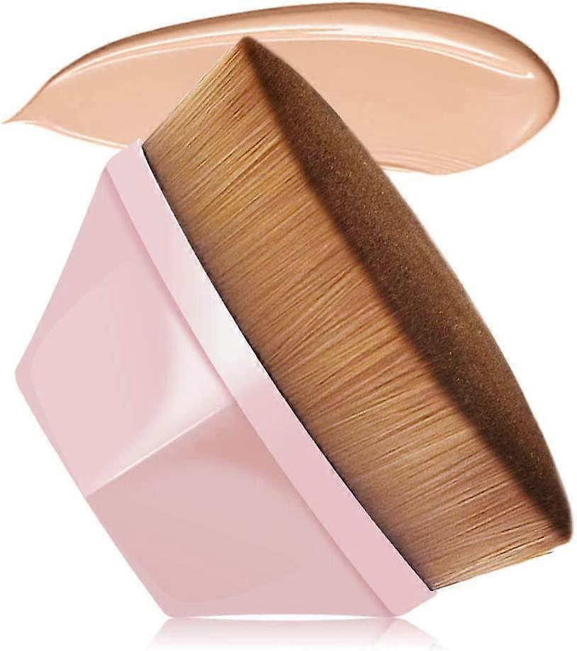 Brocha para difuminar Concealer Advanced Multipurpose Foundation, fácil de transportar (rosa)