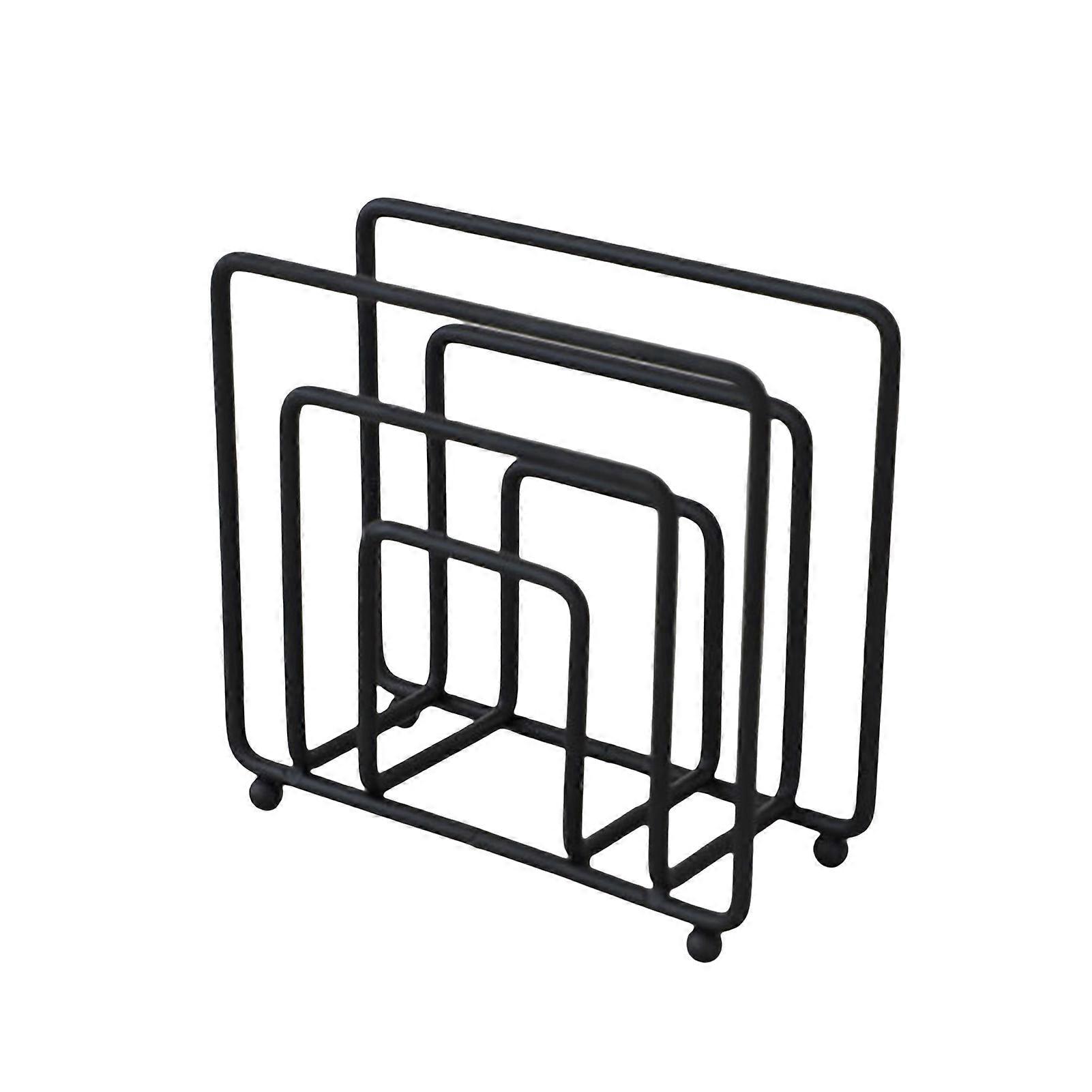 Tissue Holder Electroplated Multifunctional Iron Square Paper Napkin Standing Holder Home Supply KAESI