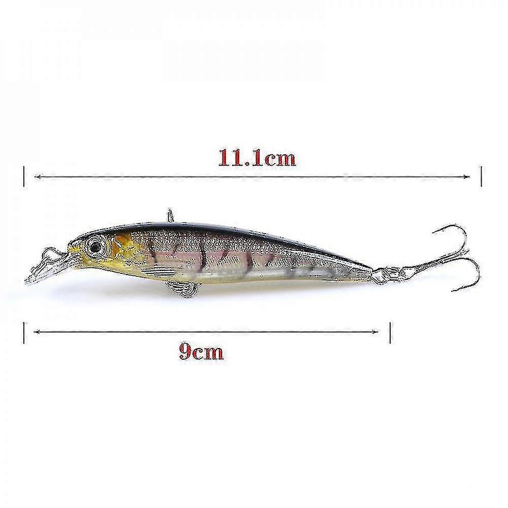 8pcs Classic Laser Bait 8.5cm 7.2g Bionic Bait