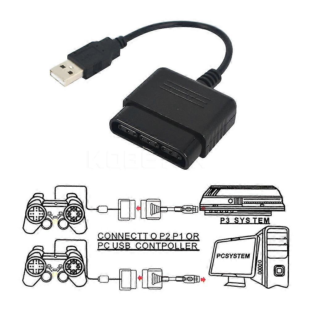Adattatore USB per controller Playstation 2 PS2 a Playstation 3 PC Cavo convertitore