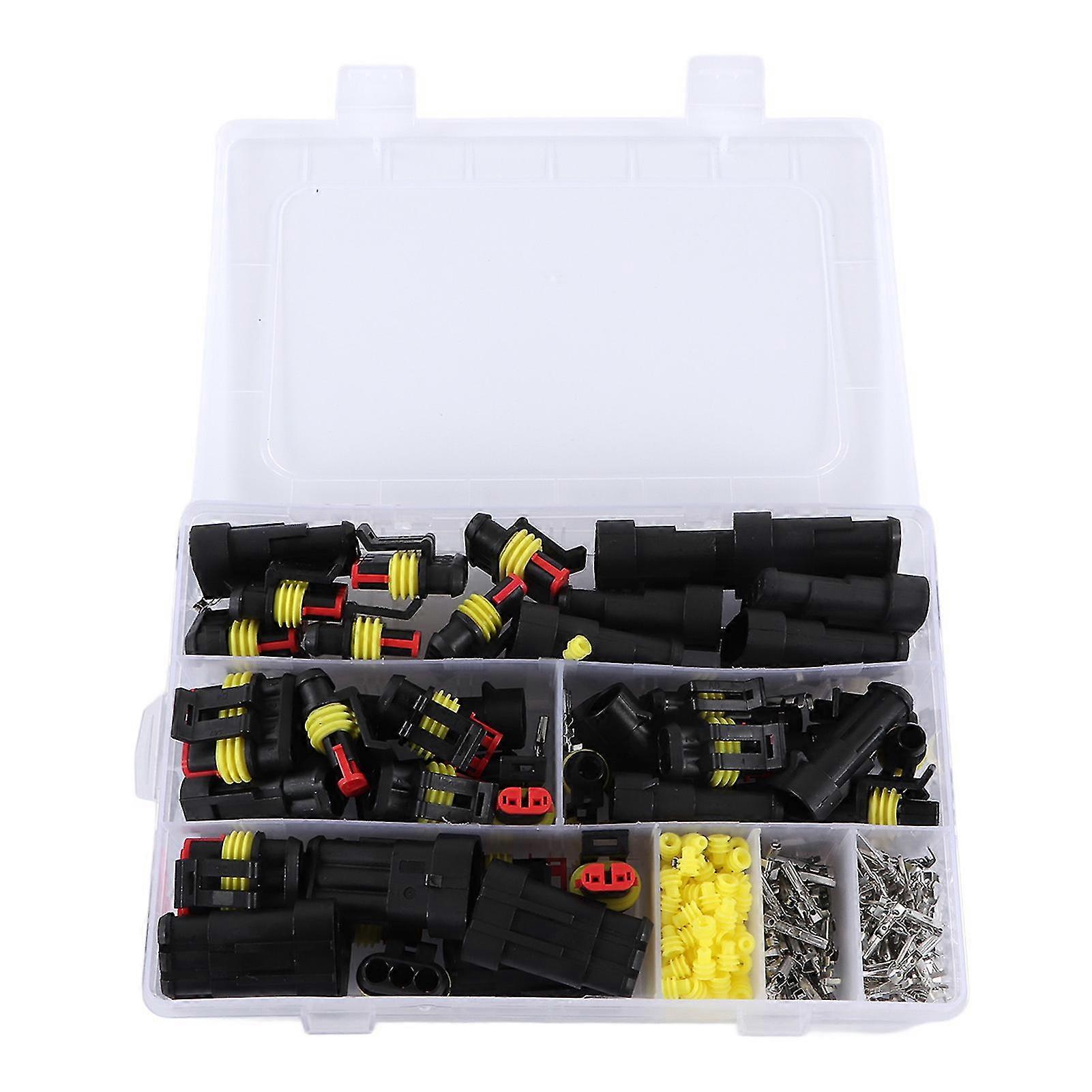 Waterproof Automotive Electrical Connectors Car Terminals Quick Connect Harness Wire Plug Kit