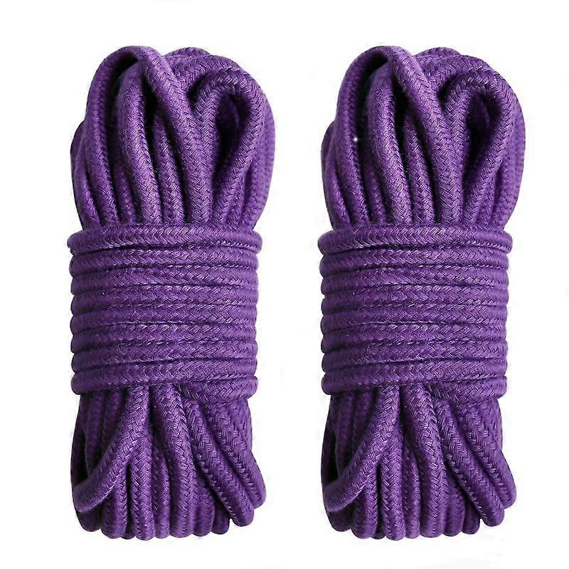 2er-Packung mit 10 m weichem Baumwollseil