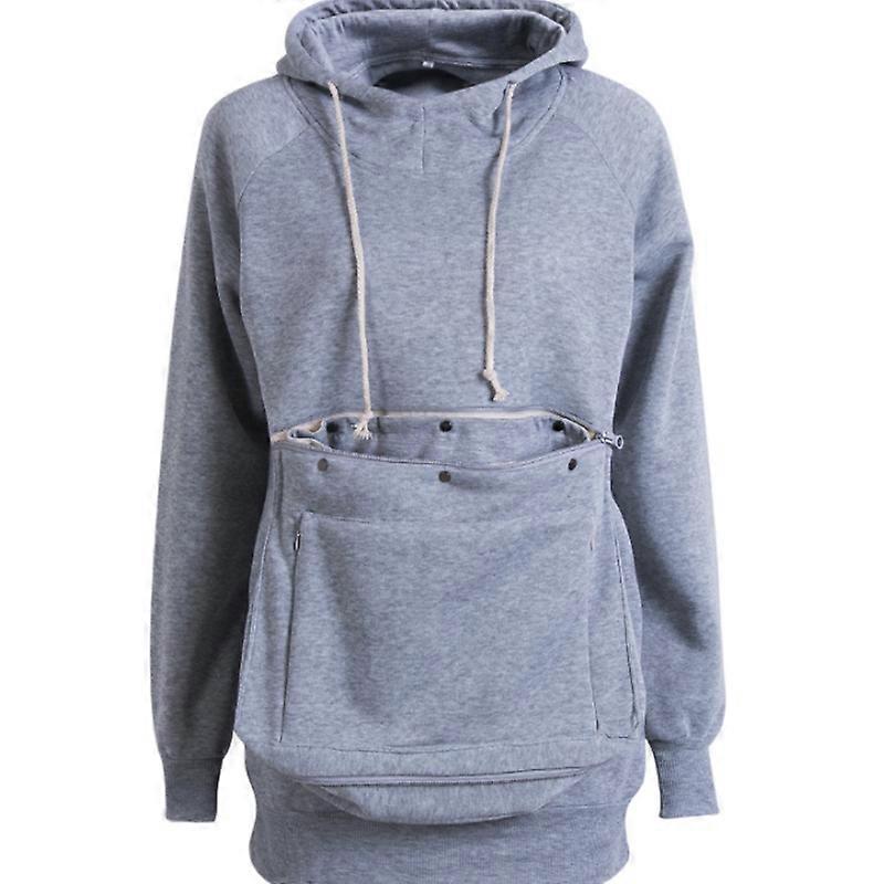 Mikina s kapucňou s vreckami pre psov a mačky pre unisex zimnú mikinu s kapucňou obrovská kapacita vrecko