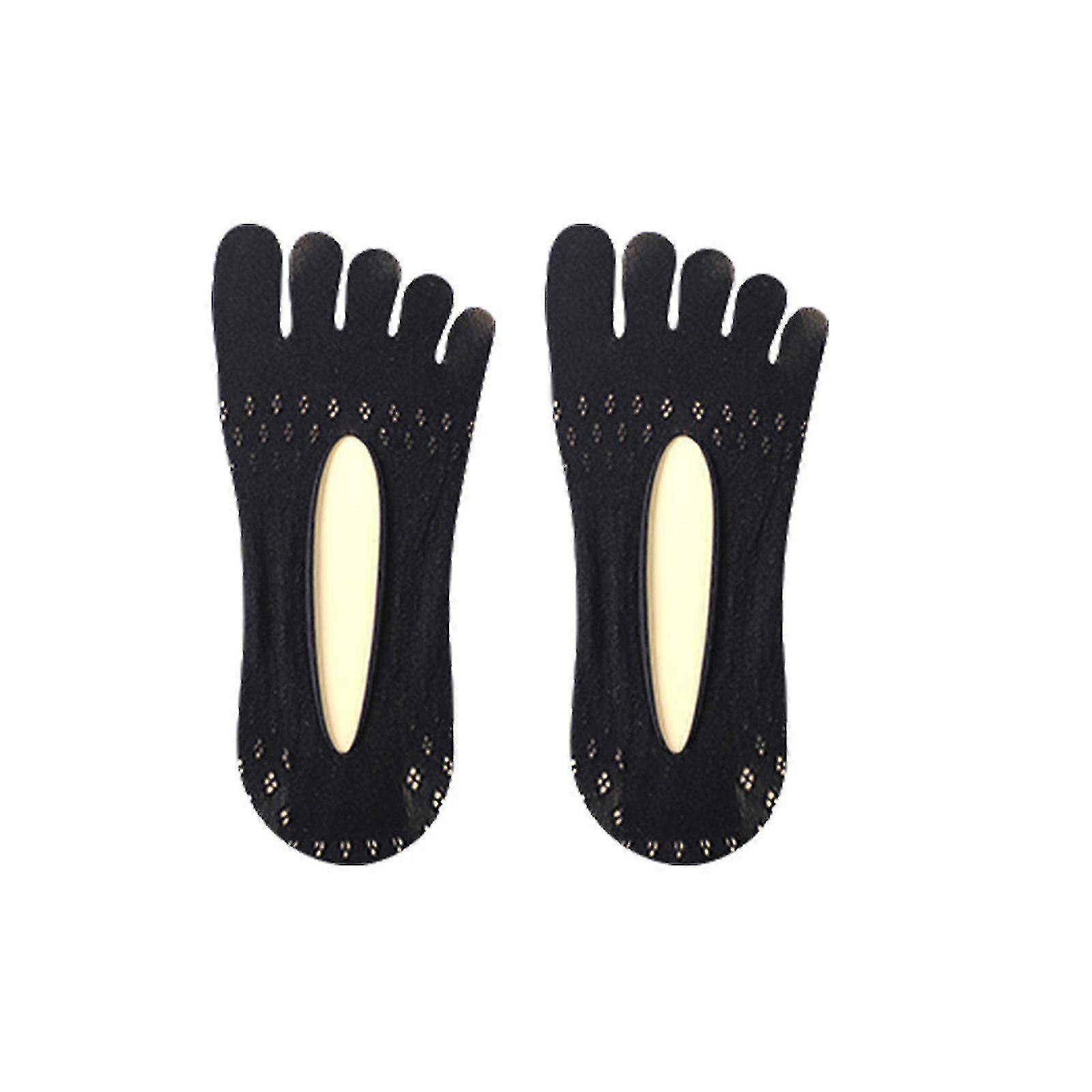 5 Pairs Yoga Socks Five-toe Socks Women's Velvet Mesh Tabi Socks Thin Women's Invisible Socks Shallow Mouth Socks