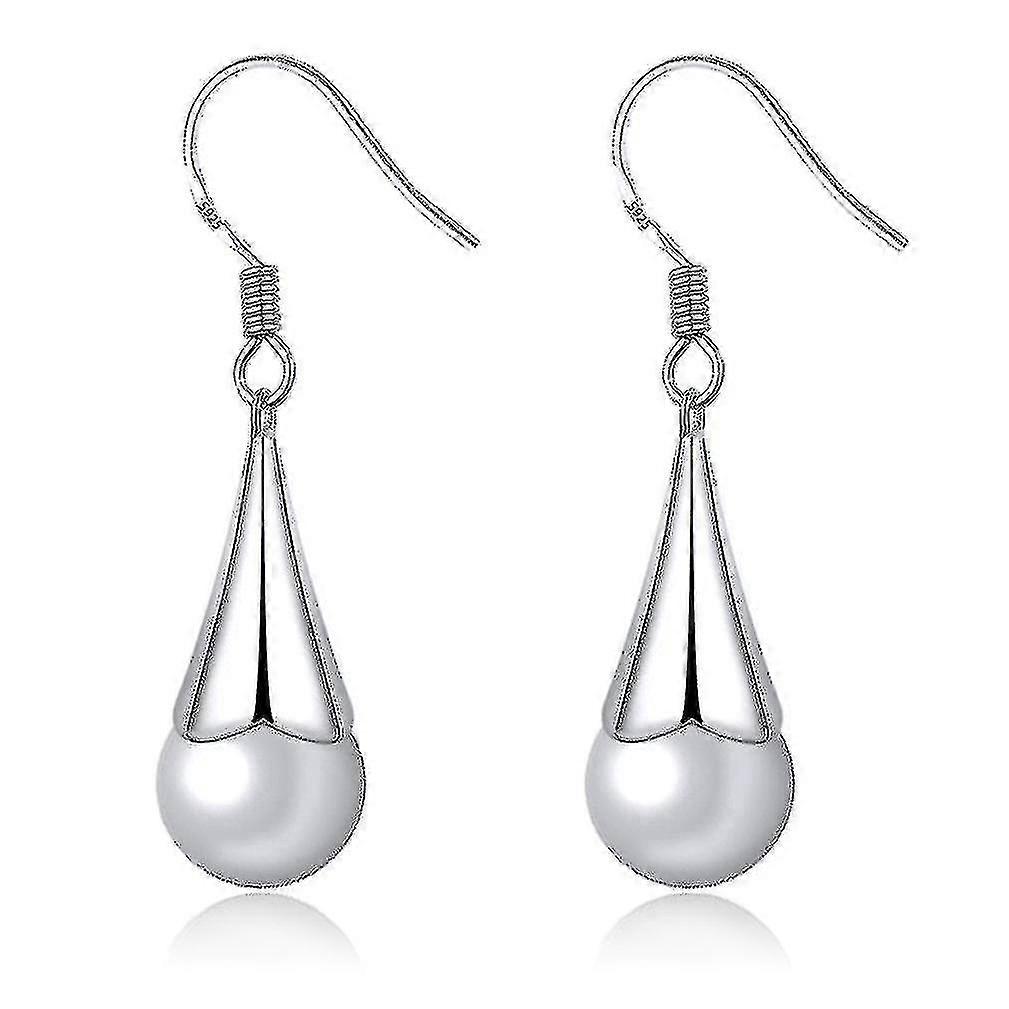 Earrings Artificial Sliver Beads Alloy For Party