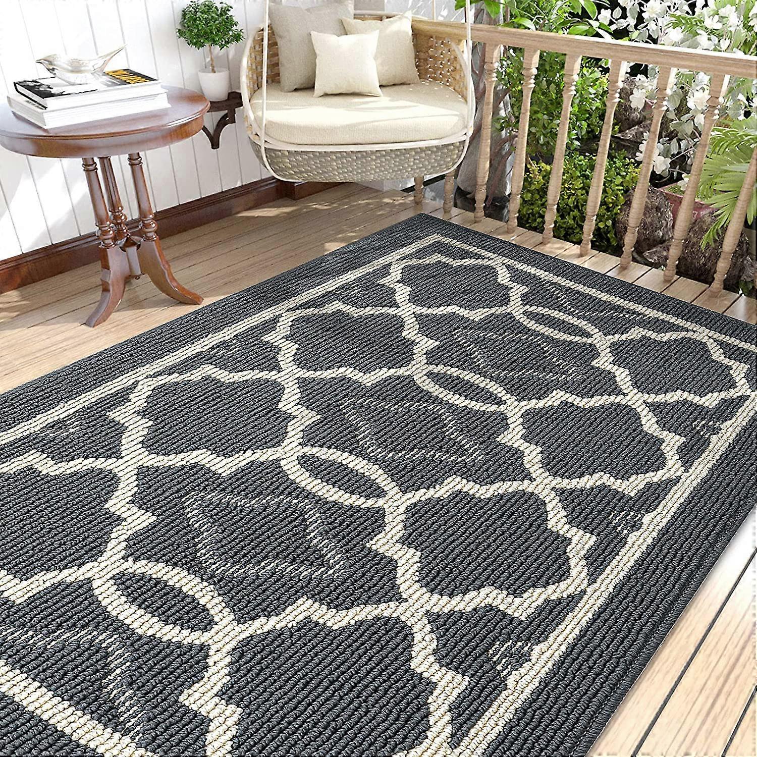 122 cm  182 cm lining, low-key anti-skid entrance, machine washable absorbent front liner at rear door, heavy traffic area, anthracite