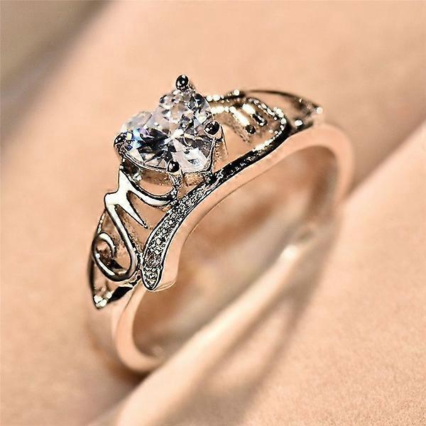 Herz Liebe Weißer Ring Muttertag Geschenk
