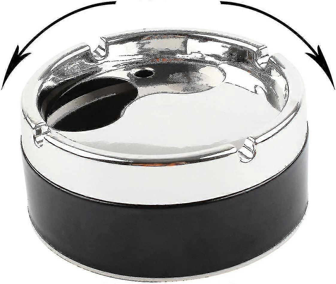 Stainless Steel Ashtray Sealed Windproof Ashtray