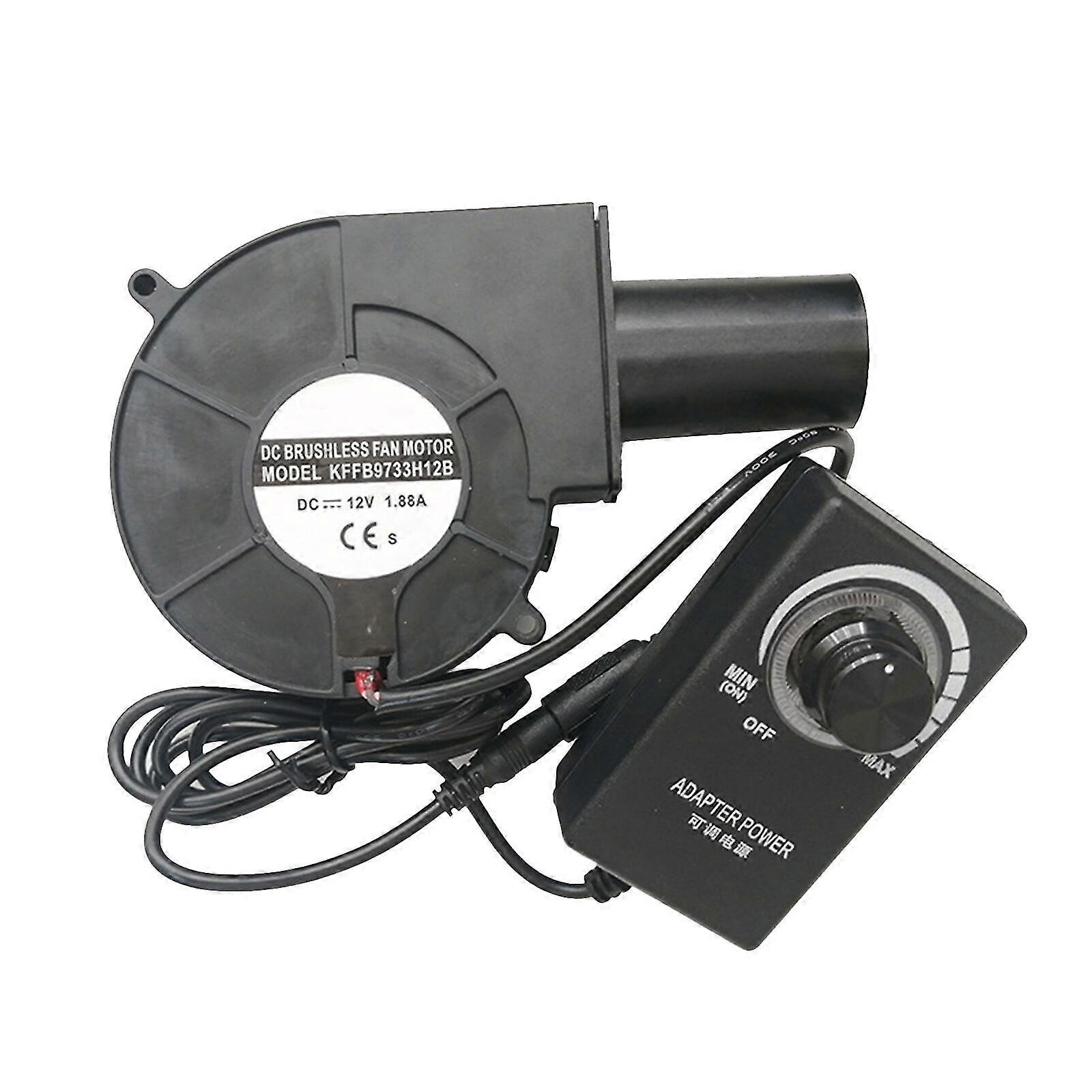 Power Supply Blower Air Collecting Duct Adjustable Durable Black Usb Plastic Dc 12v Portable Variable Speed Controller