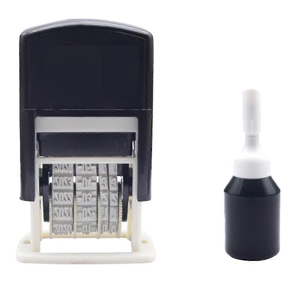 Simple Business Automatic Back Ink Stamp Date Stamp Digital Stamp