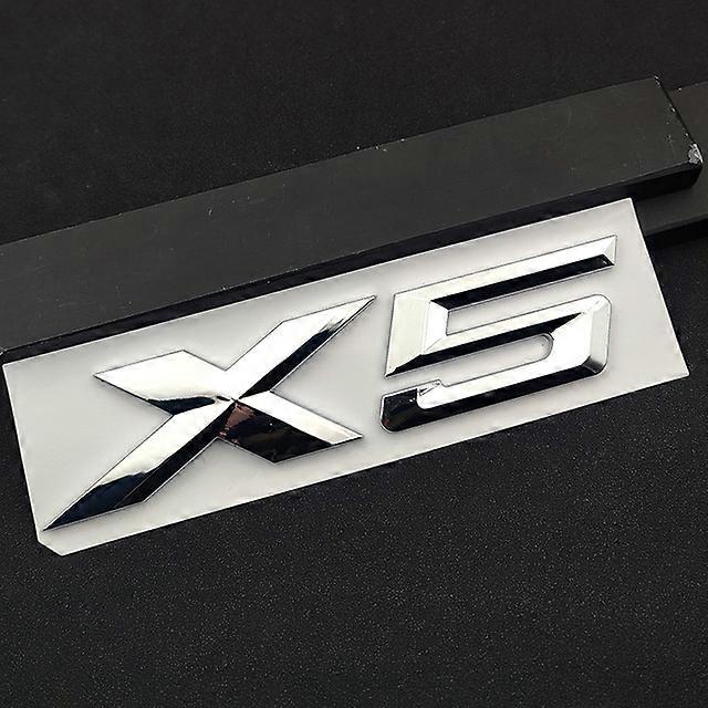 3d ABS adeziv Matt negru crom litere pentru portbagajul auto BMW X5 Logo X5 Litere Autocolante Emblema Insigna E70 E53 F15 G05 Accesorii