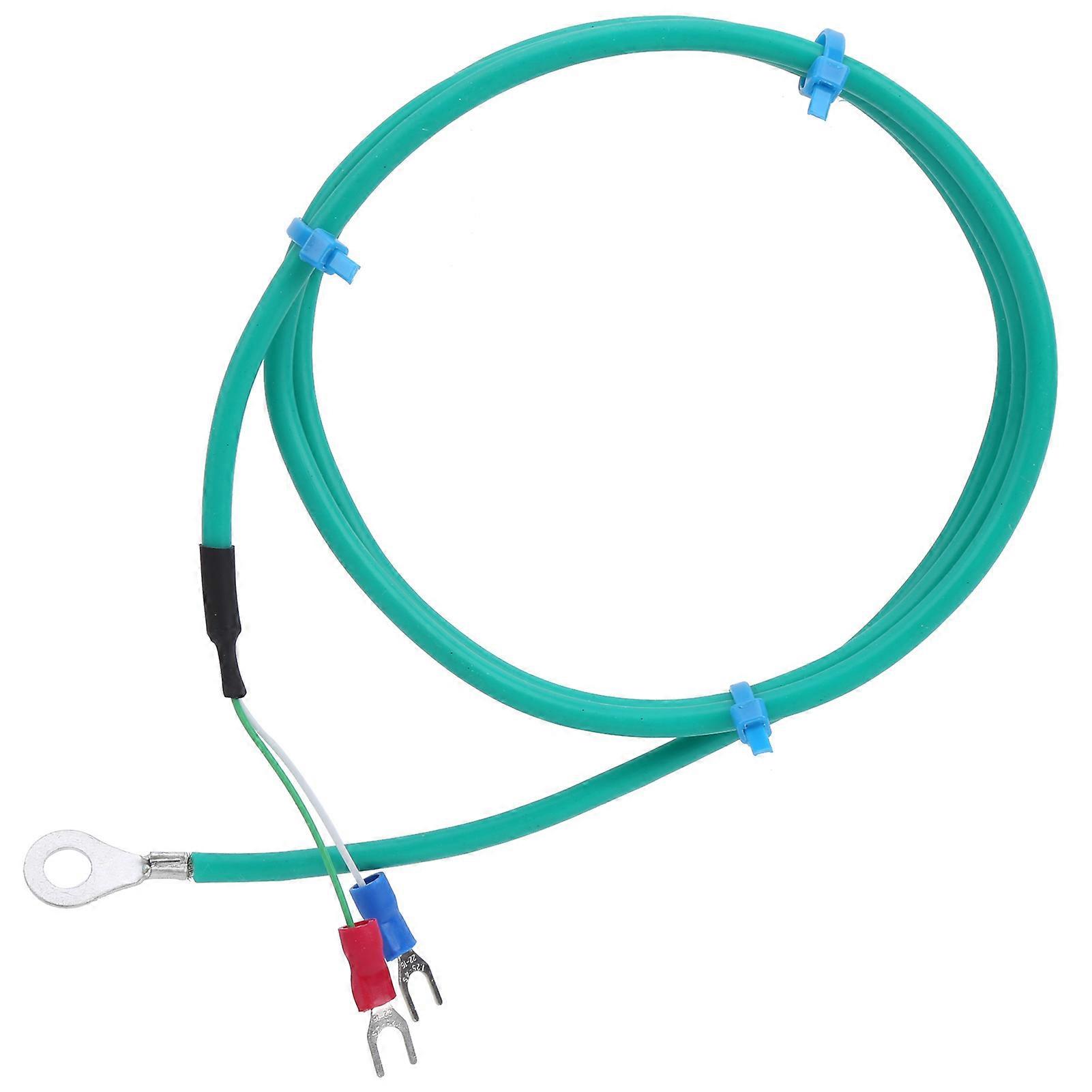 KType Thermocouple Probe Silicone Temperature Measuring Line Round Hole 200 2 Meter