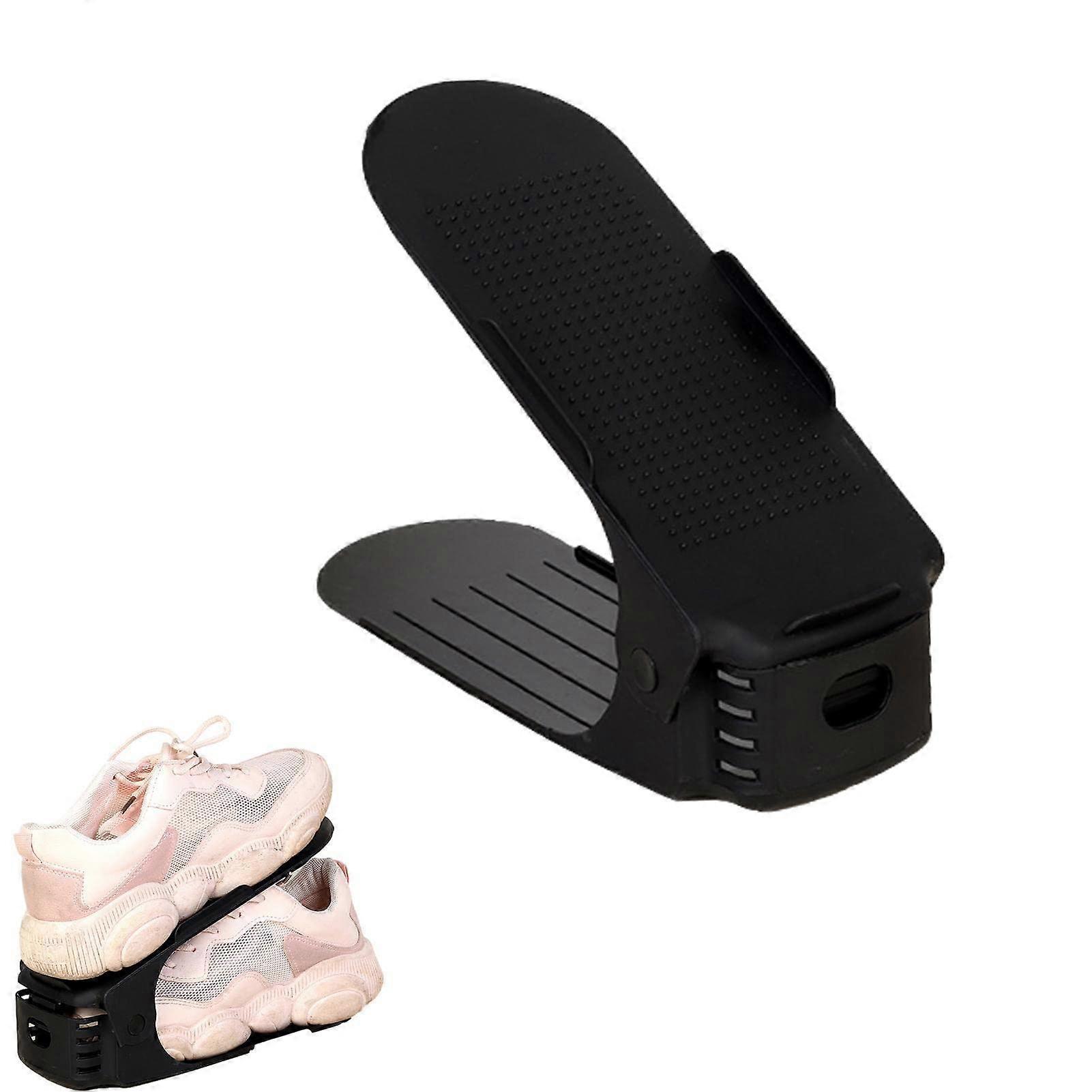 1pcs Shoe Slots Adjustable Double Layer Shoe Organizer Space-saving Shoe Rack